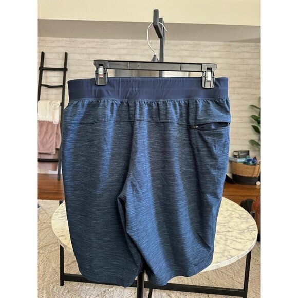 Lululemon T.H.E. Short *9" Updated Heather Allover Iron Blue True Navy Size L - Picture 4 of 6